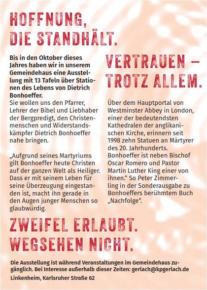 Quelle: Evangelische Kirchengemeinde Linkenheim